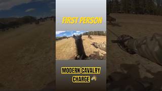 FIRST PERSON Modern Cavalry Charge IRL [upl. by Kere]