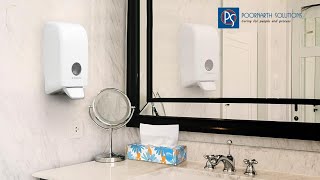 KimberlyClark Professional® Aquarius® Handwash Foam Soap Sanitiser Dispenser 69480A [upl. by Ambler]