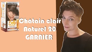 COLORATION  CHATIN CLAIR  GARNIER [upl. by Lennahs]