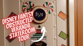 Disney Fantasy Verandah room tour 8520 [upl. by Wiltshire]