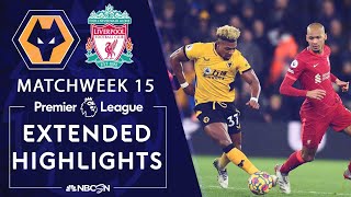 Wolves v Liverpool  PREMIER LEAGUE HIGHLIGHTS  1242021  NBC Sports [upl. by Larochelle]