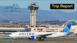 Trip Report  Los Angeles to Chicago  United Airlines  Boeing 777200 [upl. by Nuawed385]