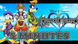 Kingdom Hearts 1 in 5 minutes [upl. by Baerl346]