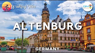 Altenburg Germany 🇩🇪 Walking Tour 4k 60fps I A Historical Walking Journey [upl. by Iot]