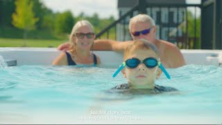 A Swim Spa was the lifechanging purchase that bonded this busy family [upl. by Nuahsyd95]