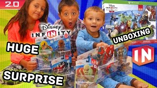 Disney Infinity 20 HUGE Surprise All Day 1 Marvel Super Heroes Toys Unboxing Fun [upl. by Hyland]