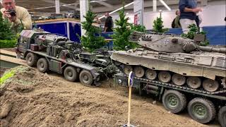 Intermodellbau 2021 Dortmund  scale 116 rc tanks  trucks  Reservistenkameradschaft Modellbau [upl. by Warp]