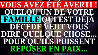 🔴LAISSEZ CETTE PERSONNE REPOSER EN PAIX CEST URGENT DIRECTION DIVINE POUR TOI  Message de Dieu [upl. by Barabbas]