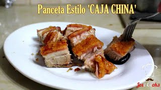 CHANCHO A LA CAJA CHINA SIN CAJA CHINA  PANCETA CROCANTE  Jose Cooks [upl. by Dasi]