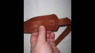 How To Install A Lakota Leathers Banjo Strap [upl. by Aihsel]