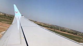 TAKEOFF  TUIfly  Boeing 737 MAX 8  Jerez de la Frontera Airport [upl. by Rafaelof]