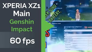 XPERIA XZ1 Main Genshin Impact resolusi full High 60 fps [upl. by Iralam]