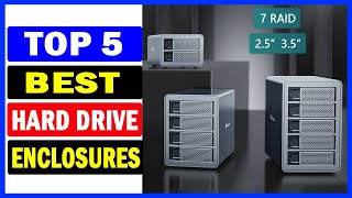 Top 5 Best Hard Drive Enclosures Of 2024 [upl. by Kirshbaum]