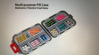 Pill organizer [upl. by Nodnar316]