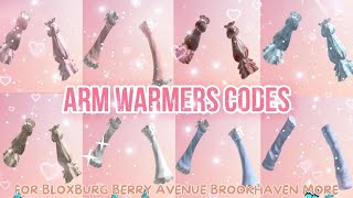 New 3D Layered Arm  Hand Warmer Codes For Bloxburg and Berry Avenue [upl. by Ilrebmyk]