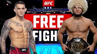 POIRIER vs KHABIB NURMAGOMEDOV  FULL FIGHT  ufc mma [upl. by Tommie]