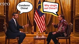 Watch Western Propaganda Tries to Get Through Malaysian PM [upl. by Ebonee]