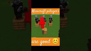 Minecraft pillagers are good 😊 minecraft gaming minecraftpe pillager [upl. by Oimetra]