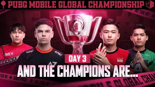 EN 2023 PMGC Grand Finals  Day 3  PUBG MOBILE Global Championship [upl. by Tenej]