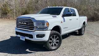 2022 Ram 2500 Limited Longhorn Leveled Wheels amp Tires [upl. by Gnas554]