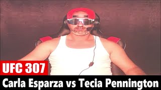 UFC 307 Carla Esparza vs Tecia Pennington PREDICTION [upl. by Allecsirp]