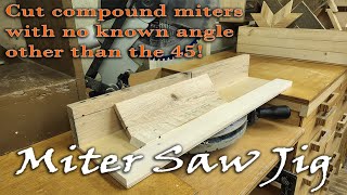 Miter Saw Jig Miter Saw Compound Angle Jig  Bobby Sharp [upl. by Neidhardt]