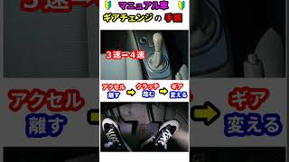 MT車ギアチェンジのやり方 加速篇【教習生向け】 short [upl. by Steffi]