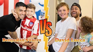 David Lucca Neymars Son VS Benjamin Suárez Luis Suarezs Son Transformation ★ From Baby To 2023 [upl. by Nihi393]