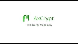 AxCrypt Key Sharing [upl. by Dang]