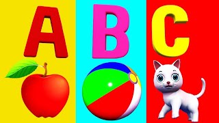 ABC Song with Balloons and Animals  CoComelon Nursery Rhymes amp Animal Songs Kids India TV [upl. by Aerdnahc]