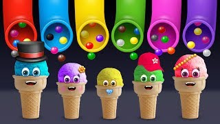 Ice Cream Finger Family Song  Daddy Finger Rhyme [upl. by Cantone]