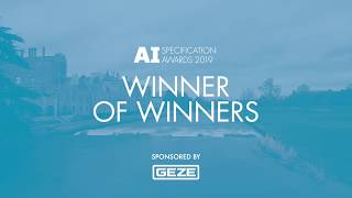 WINNER OF WINNERS  AI Specification Awards 2019 [upl. by Aicined]