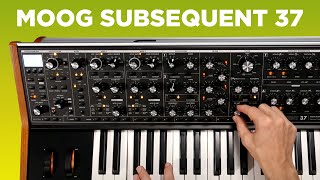 Moog Subsequent 37 Sounds [upl. by Stevens161]