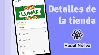 18 Detalles de la tienda en React Native [upl. by Hnah]