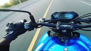 2016 Suzuki GSXS 1000 vs 2016 Kawasaki Zx6r [upl. by Hakilam]