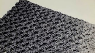 VERY EASY Crochet Stitch For Blankets And Scarfs  Circuit Stitch Tutorial [upl. by Anahsar197]