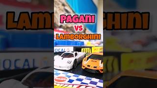 Supercars Racing Lamborghini VS Pagani hotwheels pagani lamborghini [upl. by Cavill]