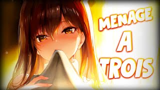 Nightcore  Menage A Trois LIZOT ft Holy Molly  Lyrics [upl. by Arihsa]