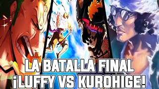 LUFFY VS KUROHIGE POR EL ONE PIECE  ZORO VS AOKIJI EN LA BATALLA FINAL [upl. by Tuddor974]