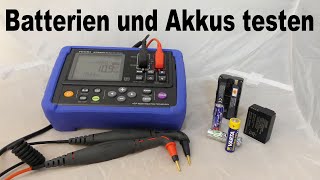 Batterien und Akkus testen  HIZ415 [upl. by Notwen]