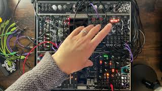 Eurorack Modular and Friends  Core Patch  Bastl Waver and Dark Matter On drums  Walkthrough [upl. by Netti245]