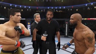 Paulo Costa vs Yoel Romero 2 Full Fight  UFC 4 Simulation [upl. by Svirad]