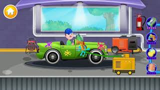 Kids Car Wash Service Auto Workshop Garage [upl. by Farny]