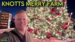 Knott’s Merry Farm is Back Quick Vlog Covering the Holidays amp More [upl. by Aivart921]