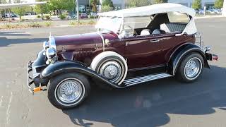 1973 Glassic Convertible 1931 Phaeton Model A Replica [upl. by Aihsenor997]