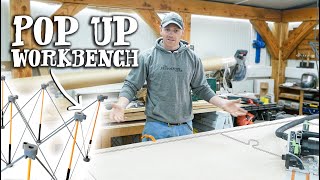 30 SECOND FULL SIZE WORKBENCH  Lightweight Strong amp Collapsible [upl. by Nitsu]