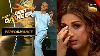 Indias Best Dancer S3  Shivanshu के Act मे अपनी Story देखकर रो पड़ी Judge Sonali  Performance [upl. by Yrokcaz]