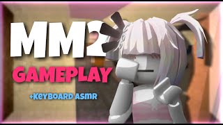 MM2 gameplay  KEYBOARD ASMR [upl. by Nairret]