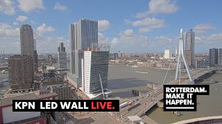 Live Stream  Erasmusbrug Rotterdam  KPN Led Wall [upl. by Krefetz]