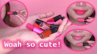 Lamuseland Liquid Lipstick  12 Pieces Demo Set  Review and Lip Swatches [upl. by Ardelia]